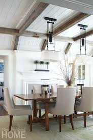 wood beam plank ceiling design