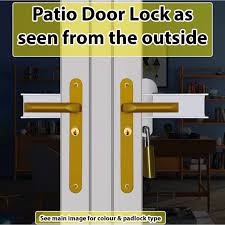 Patio Door Security Bar Padlock Uk