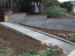 Retaining Wall Foundation Construction