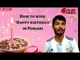 how to say happy birthday in punjabi
