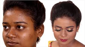 how to do dark skin bridal makeup step