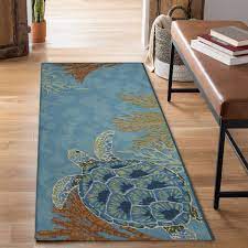 esencia seaturtle garden area rugs
