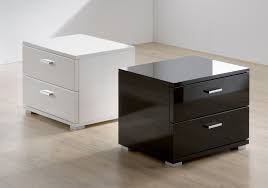 Assen is a modern bedside table with side groove to make the drawers opening easier. Hasena Movieline Onna 2 Drawer High Gloss Modern Bedside Head2bed Uk