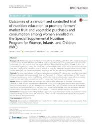 outcomes of a randomized controlled