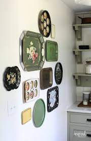 Vintage Metal Tray Gallery Wall Wall