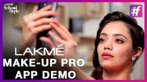 let s try lakme make up pro app with