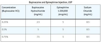 0 25 Bupivacaine Hcl And Epinephrine 1 200 000 Injection