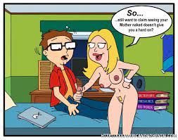The view of naked Francine Smith gives a hard on even for Steve! – American  Dad Porn
