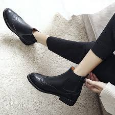 Huge selection of leather boots. Teahoo Retro Leather Chelsea Boots Women Brogue Boots 2020 Fashion Ankle Boots For Women Autumn Brogue Shoes Black Women Boots Women Brogue Boots Brogue Bootschelsea Boots Aliexpress