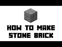 Minecraft How To Make Stone Brick