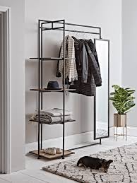 Your search double hanging rail wardrobe. Wood Metal Clothes Rail