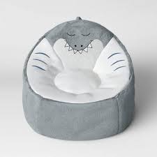 Bean bag chairs aren't newcomers in the world of furniture, but they've come a long way since their debut in the 1970s. Kids Character Bean Bag Shark Chair Gray Pillowfort Bean Bag Chair Kids Kids Bean Bags Bean Bag Chair