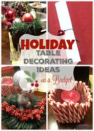 holiday table decorating ideas on a