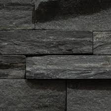 black stone wall claddingg