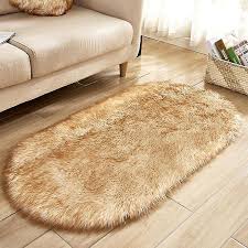 oval soft gy rug living room