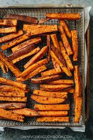 air fryer sweet potato fries omnivore