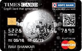 hdfc platinum times card check offers