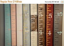 On Sale Wooden Growth Chart Personalized Growth Chart With