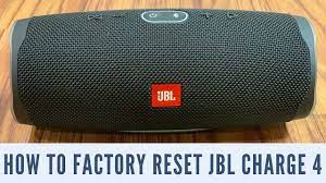 How to Factory Reset JBL Charge 4 Bluetooth Speaker - YouTube