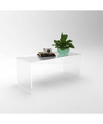 Acrylic Coffee Table Cm 75x50 Lucyte