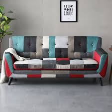 continental 3 seater fabric sofa