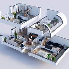 Floorplan 3d By Stgi3d Architecture