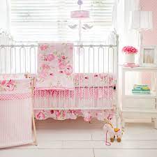 fl crib bedding rosebud lane set