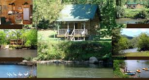 franklin nc riverfront vacation log cabins