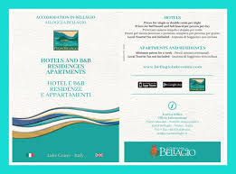 Brochures Promo Bellagio The Pearl Of Lake Como