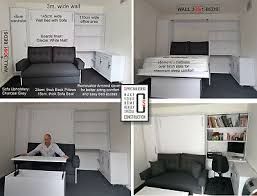 3 In 1 Murphy Wall Bed With Sofa