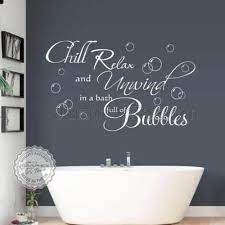 Bathroom Wall Stickers Chill Relax