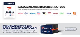fanatics gift cards gift cards