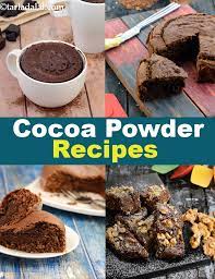 The aztecs roasted and ground cocoa beans it is used in desserts, chocolate milk, and various pastries. 327 Cocoa Powder Recipes Cocoa Powder In Indian Sweets