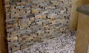 Natural Stone Shower Walls Stacked