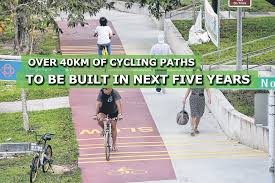 over 40km of cycling paths to be built