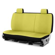 1st Row Yellow Custom Seat Covers
