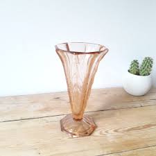 Vintage French Art Deco Vase Molded