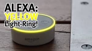 Alexa Shows A Yellow Light Amazon Echo
