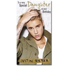 Justin Bieber Daughter Fold Out Birthday Card Danilo