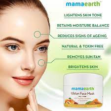 mamaearth ubtan face mask for skin