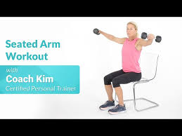5 minute seated arm workout you