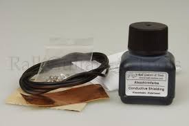 Conductive ink is a type of ink that conducts electricity. Set Waterbased Conductive Shielding Paint 30ml Rall Guitars