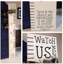 Growth Chart Growth Board Wooden Bible Verse
