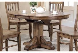 You can count on sturdy, attractive restaurant seating with our wide selection of pedestal table bases. Winners Only Carmel 57 Pedestal Table W 15 Butterfly Leaf And Rustic Brown Finish Crowley Furniture Mattress Dining Tables