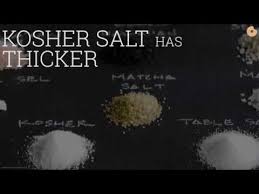 what is kosher salt you