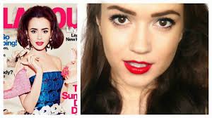 lily collins makeup tutorial you