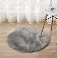 fur carpets soft sheepskin rug chair