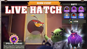 Angry birds evolution Master Bomb Classic event | Live Stream Hatch and  Event Battles - YouTube