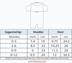 Baby Boy T Shirt Size Chart Rldm