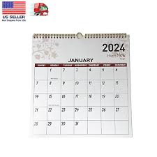 2024 Large Print 12 Month Wall Calendar